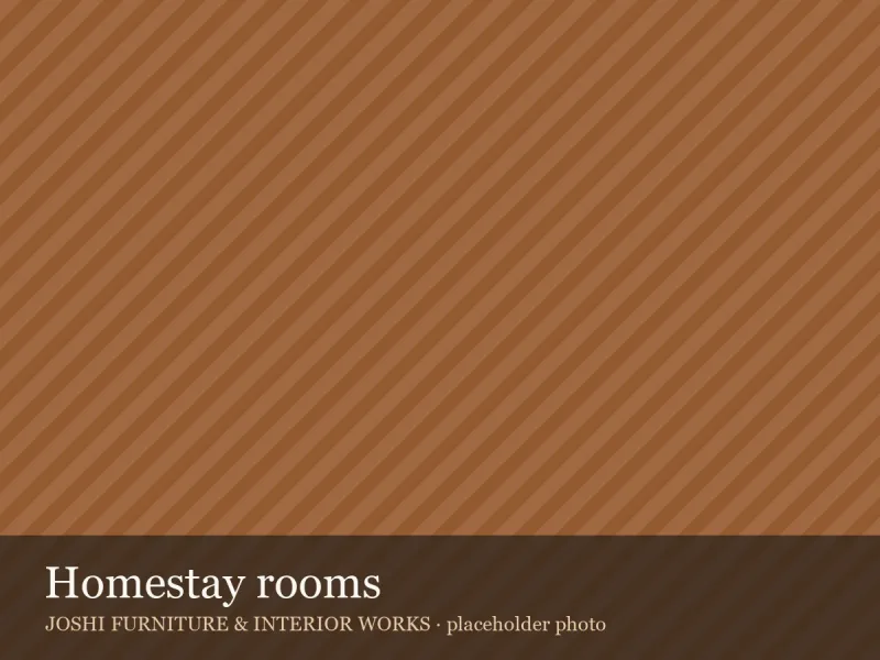 Homestay rooms